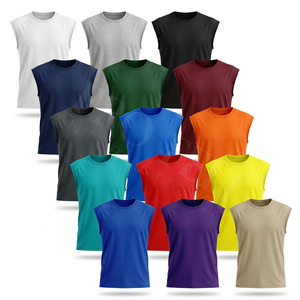 White Color Custom Sleeveless Tank Top Plain Muscle Shirt Summer Gym Cotton Blend Casual Sportswear <b>Tight</b> Fitted tank Top - Product Image 1