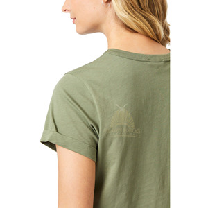 Camisetas Cortas de Verano para Mujer con Estampado Digital, Logotipo Personalizado, Manga Corta, Corte Regular, 100% Algodón, Secado Rápido, Transpirable, Alta Calidad - Product Image 5