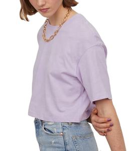 Top corto de ajuste regular de media manga para mujer, transpirable, comprimido, ecológico, de verano, de nuevo diseño, de alta calidad, al por mayor, 2025 - Product Image 3