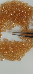 Citrine dorée naturelle, taille marquise 4x2MM, pierre précieuse de qualité supérieure pour la fabrication de bijoux - Product Image 5