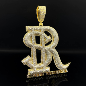 Pendentif Grand Luxe en Alliage Style Hip-Hop Chrétien avec Diamants Givrés - Product Image 1