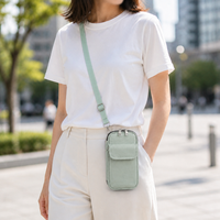 Sac Faraday d'isolation de signal, anti-pistage GPS, pochette de protection pour téléphone, blocage RFID, sac de voyage spécial à porter autour du cou ou en bandoulière
