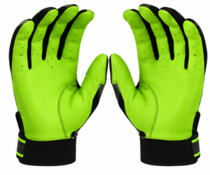 Guantes de Bateo de Cuero Gris con Patrón de Camuflaje Digital, Cierre de Velcro, Unisex, Diseño Duradero para Entrenamiento de Adultos - Product Image 4