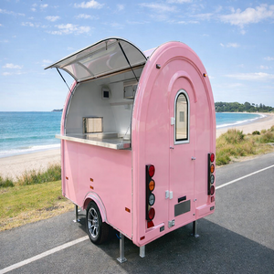 Remorque alimentaire mobile de haute qualité, best-seller, en acier inoxydable, conception à 4 roues, garantie de 3 ans, pour la vente de snacks - Product Image 6