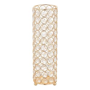 16 Jarrones Altos de Cristal para Flores de Boda, 10.24 Pulgadas, Fácil Instalación, Centros de Mesa Cilíndricos para Banquetes y Decoraciones para Bodas - Product Image 1