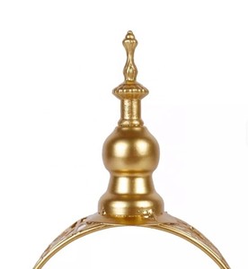 Ramadan Kareem Decor Eid Mubarak Decoration Golden <b>Lantern</b> Candle Holder Decorative <b>Lantern</b> Tabletop <b>Lantern</b> Metal <b>Lantern</b> - Product Image 3