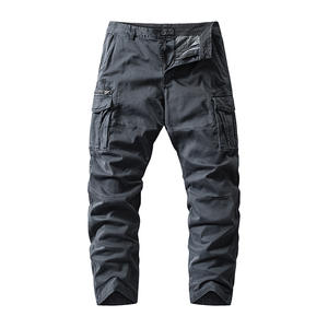 กางเกงคาร์โก้ผู้ชายคุณภาพสูง 100% ดีไซน์ทันสมัย กางเกงคาร์โก้แบบยุทธวิธี สำหรับตั้งแคมป์ เดินป่า กิจกรรมกลางแจ้ง ราคาประหยัด - Product Image 2