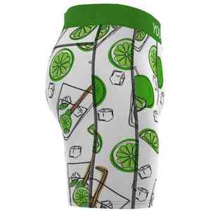 Calzoncillos bóxer ajustados de cintura media para hombre, shorts de natación sexys de pana con estampado de secado rápido, shorts personalizados para entrenamiento y natación - Product Image 3