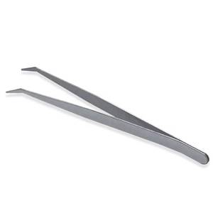 Pince à épiler chirurgicale Morje en acier inoxydable de précision avec pointe lisse, prise en main parfaite et longueur de 10 mm pour l'extension des cils - Product Image 2