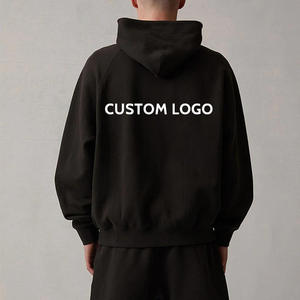 High Quality Cotton Performance <b>Men</b> Custom Streetwear French Terry Plain Heavyweight Cotton <b>Pullover</b> Blank Oversized No Strings - Product Image 2