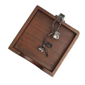 Classic Design Walnut Wood Natural Finished Napkin Holder Stylish Top Selling <b>Tabletop</b> Wooden Tissue <b>Storage</b> Use - Product Image 1