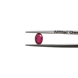 Rubis naturels de Bangkok, ovales calibrés 4x6mm, pierres précieuses facettées naturelles, prêtes à l'emploi pour la création de bijoux - Product Image 2