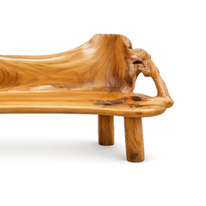 ARTERRA Luxury Eco Friendly Teak Root <b>Bench</b> Hand Carved Natural Edge Patio Garden Furniture Luxury Hotel - Product Image 2