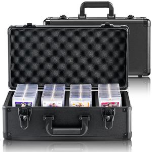 Scatola Porta Carte Gradate PSA con 4 Scomparti e Chiusura a Chiave, Divisori in Schiuma, Capacità 96 Carte - Product Image 6