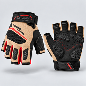 Professional Cycling Gloves With Breathable Fabric Comfortable Fit Durable Palm Anti Slip Silicone Grip Shock Absorbing Padding - Product Image 1