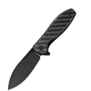 Cuchillos Plegables para Exteriores con Hoja Ancha Negra, Mango Ergonómico de Varias Capas y Diseño Práctico para Llevar en el Bolsillo, para Uso Diario - Product Image 1