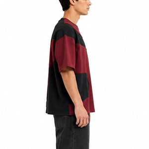 เสื้อยืดทรงบ็อกซ์ผ้าคอตตอนหนานุ่มสำหรับผู้ชาย รุ่นใหม่ล่าสุด สไตล์มินิมอล ใส่สบายในชีวิตประจำวัน - Product Image 5