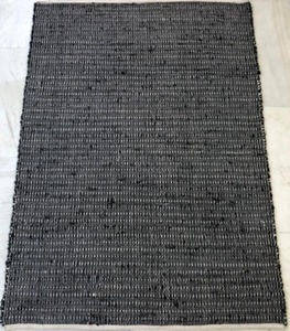 Alfombra Moderna India Hecha a Mano de Yute, Tejida de Pelo Plano, Antideslizante, Reversible, con Rayas Texturizadas, para Sala de Estar, Dormitorio, Hotel, Conjuntos de Alfombras - Product Image 1