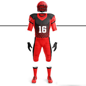Plus Size 100% Polyester Breathable Mesh Soccer Jersey <b>Compression</b> Uniform Kits Sublimated American Soccer Jersey Uniform - Product Image 2