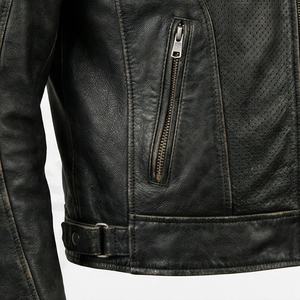 Veste de moto en cuir véritable pour homme de qualité supérieure, nouvelle arrivée, vestes de moto d'hiver, protections amovibles, personnalisables - Product Image 5