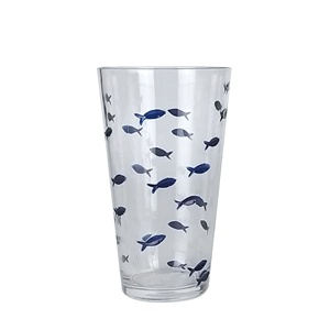 Vaso de Plástico Acrílico Irrompible con Diseño de Pez para Bebidas y Agua - Product Image 1