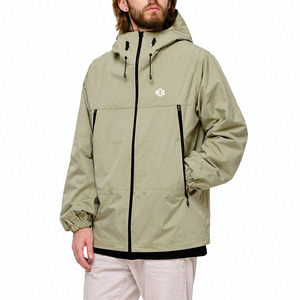 Custom Designer Oversized <b>Lightweight</b> Plaid Print Nylon <b>Jackets</b> zipper Hooded Adjustable Waterproof Windbreaker <b>Jacket</b> for men - Product Image 1