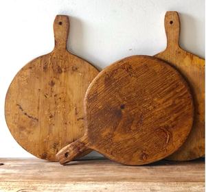 Tabla de Cortar Redonda Rústica Decorativa de Madera, Utensilios de Cocina de Alta Calidad, Más Vendida - Product Image 5