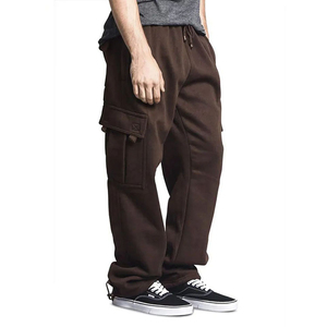 Pantalones Cargo Personalizados de Alta Calidad para Hombre 2026, Colores Sólidos, Tejidos, Estilo Urbano Holgado, Casual, para Uso en Exteriores - Product Image 1
