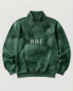Sudadera Rosa Oversize para Mujer con Bordado de Letras BBE, Cuello Redondo, Manga Larga, Ribete Sólido y Forro Polar Ecológico en la Parte Delantera - Product Image 1