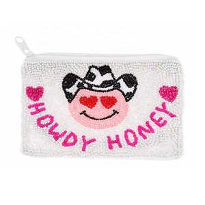 Porte-monnaie miniature en perles de méduse avec fermeture éclair, durable et écologique, pour femmes, pour transporter de l'argent liquide, des clés et du maquillage - Product Image 4