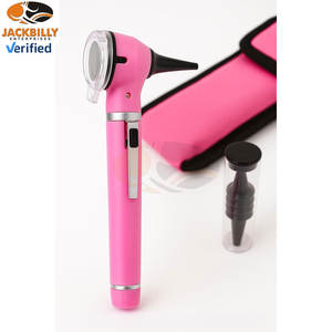Ensemble d'instruments de diagnostic otoscope manuel en acier inoxydable rose pour examen ORL professionnel et usage médical (vente en gros) - Product Image 4