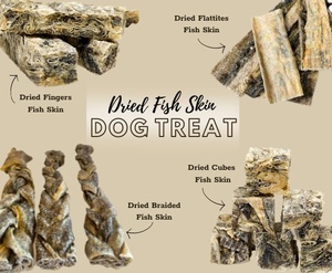 ขนมสุนัขหนังปลาแซลมอนธรรมชาติ 100% หนังปลาโปรตีนสูง อุดมด้วยโอเมก้า ขนมสำหรับสัตว์เลี้ยง ผู้ผลิตจากเวียดนาม - Product Image 2