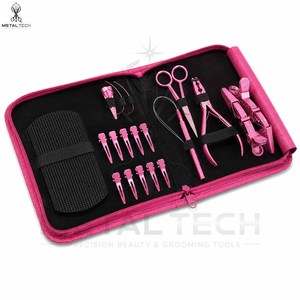 Premium Quality Hair Extension Learning Kit For Professional Salon Training Beauty School Practice Portable Organizer Case - Product Image 1