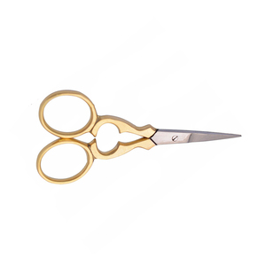 Embroidery <b>Sewing</b> Nail Cuticle <b>Scissors</b> Gold Handle German Stainless Steel Beautiful Design Beauty Multipurpose <b>Scissor</b> - Product Image 3