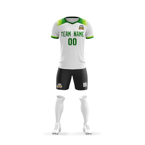 Conjunto de Uniforme de Fútbol Personalizado, Camisetas de Fútbol Sublimadas 100% Poliéster, Equipación Local y Visitante, Ropa Deportiva Ligera al por Mayor OEM - Product Image 1