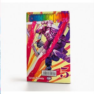 Chainsaw Man Volume 5 par l'auteur Tatsuki Fujimoto, livre broché personnalisé, impression de couverture souple - Product Image 2