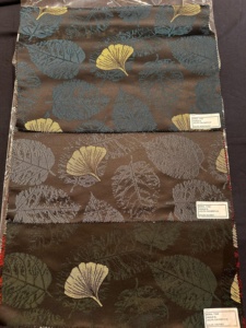 100% Ultra suave poliéster brocado satén Jacquard tela de secado rápido transpirable hilo metálico para prendas de mujer (D No 1340 B - Product Image 4