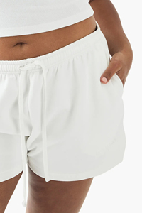 Shorts Vintage de Alta Calidad para Mujer, Oversize, 100% Algodón Felpa, con Logotipo Personalizado Serigrafiado, Transpirables y de Secado Rápido - Product Image 4