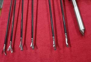 Kit d'instruments de chirurgie laparoscopique électrique à intervention minimale : Pinces, Ciseaux, Trocart, Porte-aiguille en acier inoxydable - Product Image 4