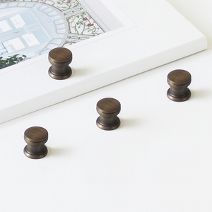 OEM Available Minimalist Antique Zinc Alloy Knob Cabinetry Handles <b>Small</b> Round Pull for <b>Kitchen</b> <b>Cabinet</b> Drawer Bathroom Decor - Product Image 3