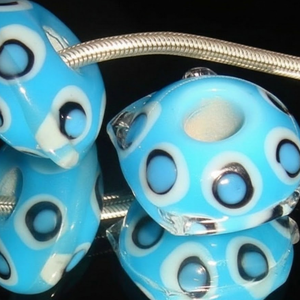 Cuentas de Cristal Negro Hechas a Mano de Primera Calidad |   Cuentas Sueltas para Hacer Joyería, Collares, Adornos de Pared y Manualidades con Cortinas - Product Image 1