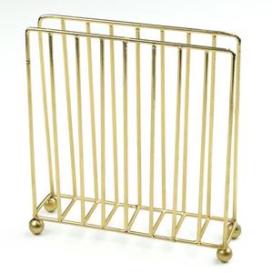 Glam Gold Metal Tissue Box Holder Free Standing Design for Living Room Decor - Product Image 3