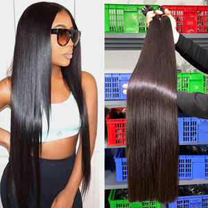 Paquete de cabello Remy peruano crudo Hueso largo Recto Extensiones de trama de cabello humano vietnamita Proveedor directo de alta calidad - Product Image 5