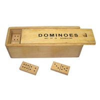 2025 nouveau Design personnalisé bois dominos boîte haute qualité artisanat indien pour la maison décoratif voyage en gros jeu Domino ensembles