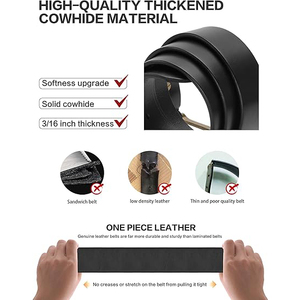 Cinturón de Cuero Vacuno Reversible de Doble Cara Negro Marrón con Hebilla de Aleación Duradera de 2.8cm Casual Versátil - Product Image 2