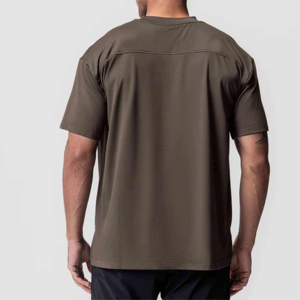 Ropa de Entrenamiento OEM, Duradera, 100% Algodón, Transpirable, Cuello Redondo, Manga Corta, Ajuste Cómodo, Camisetas Elegantes - Product Image 4