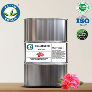 Katyani Exports Aceite de Geranio Destilado al Vapor, Aceite Esencial Floral de Pelargonium Graveolens - Proveedor Mayorista y Exportador al por Mayor - Product Image 3