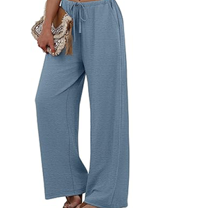 Pantalons décontractés à jambes larges pour femmes - Product Image 2