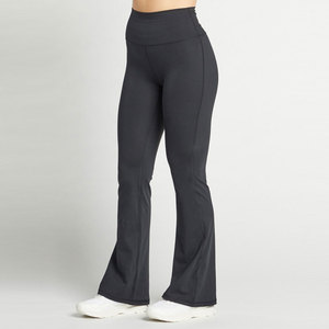 Legging de yoga professionnel de qualité supérieure pour femme, coupe évasée, taille mi-haute, écologique, respirant, personnalisable - Product Image 1