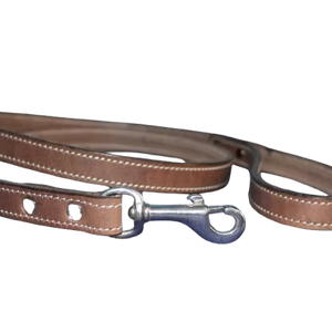 Laisse pour chien en cuir de style western rustique, faite à la main, de Divine International - Product Image 1